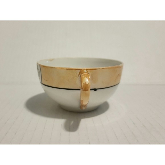 Antique 1921-1924 Noritake Morimura Made in Japan Tea Cup White Cream Floral - Picture 5 of 8